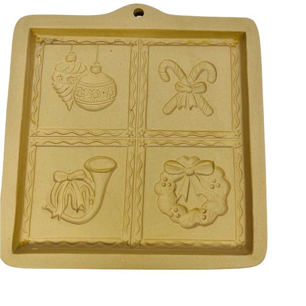 Brown Bag Cookie Art Paper Chocolate Cookie Mold CHRISTMAS Cut-Apart 1997